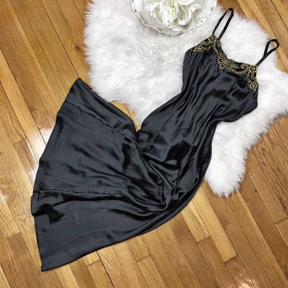 Dior Other - SOLD🌹Vtg Christian Dior Black Slip Dress🌹